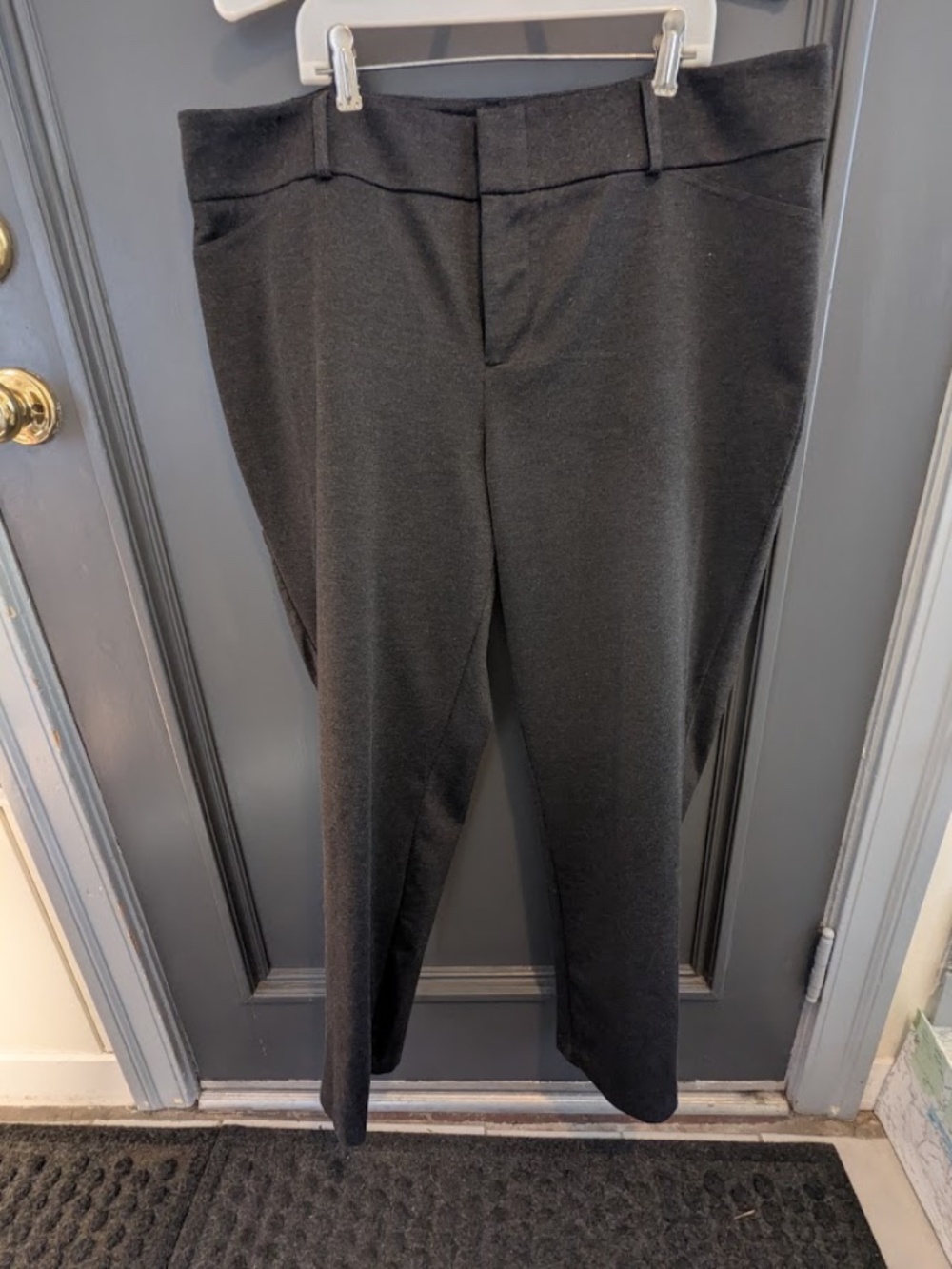 Michael Kors Gray Stretch Dress Pants, Women's 18w